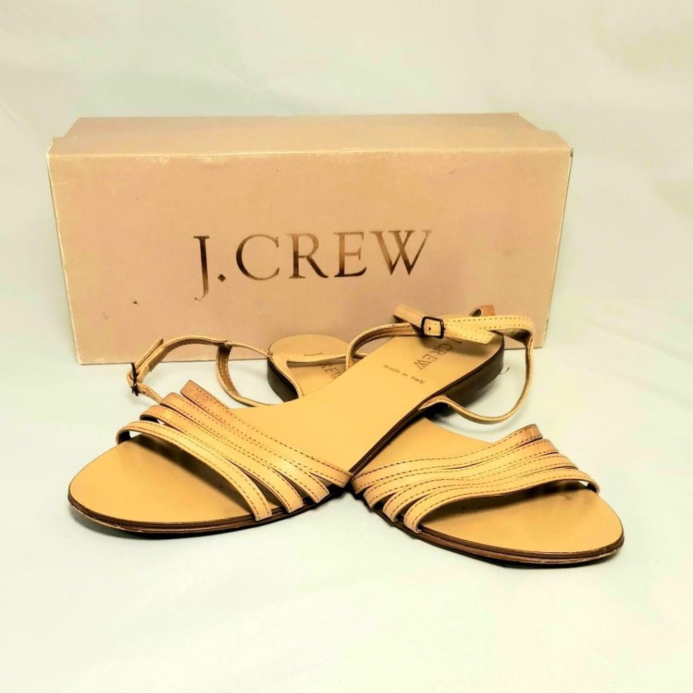 "J. Crew Lillibeth Leather Sandals"